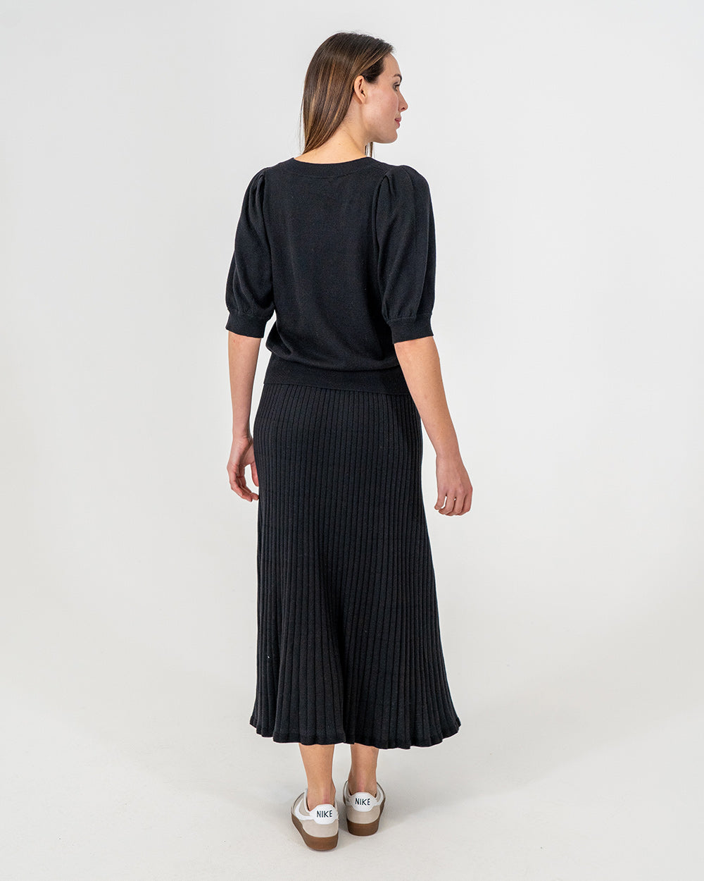 Callie Knit Skirt - Black