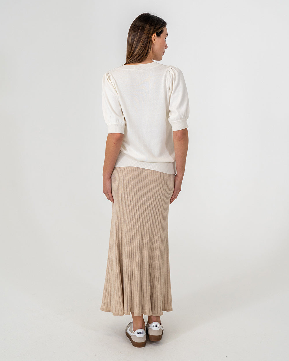 Callie Knit Skirt - Sandstone