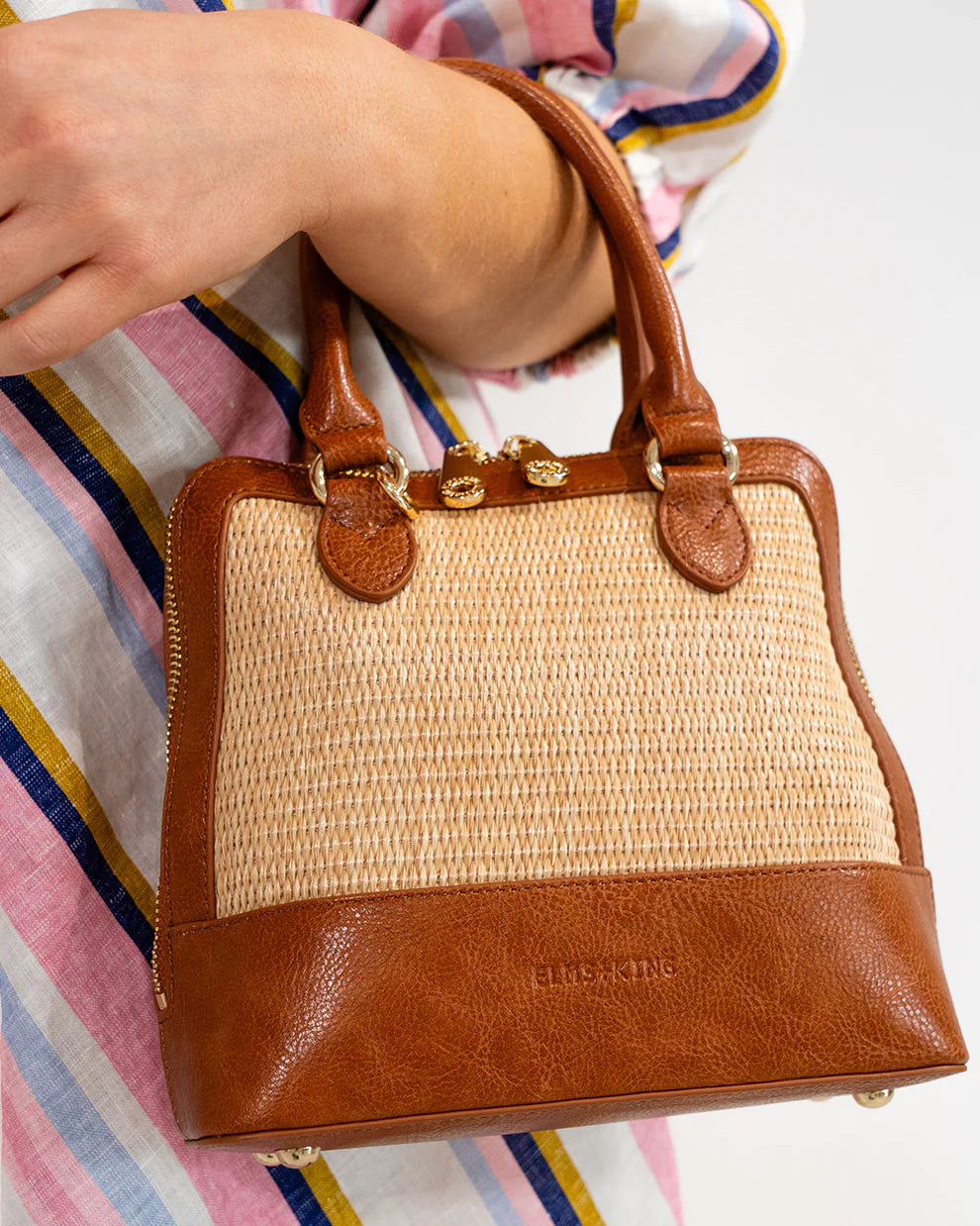 Fairfax Top Grip - Tan/Natural Weave