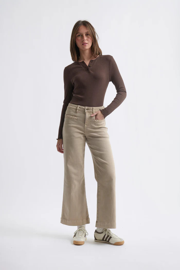 Sand coloured jean