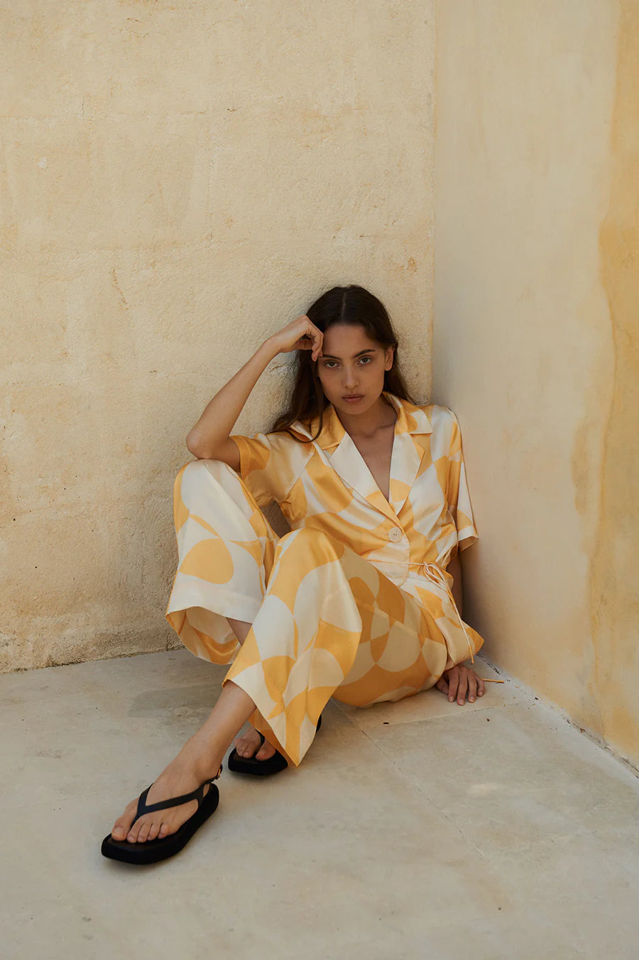 Milos Elastic Back Pants