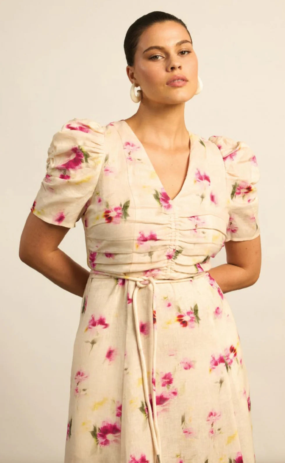 Glimmer Dress - Watercolour Bloom