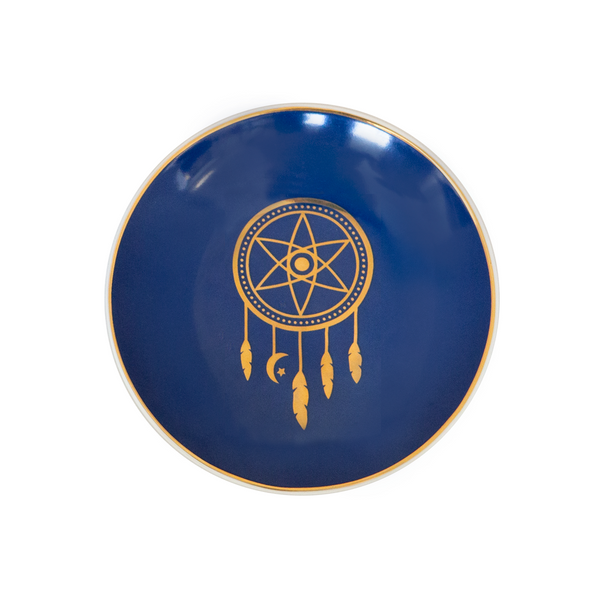 Dreamcatcher Navy Trinket Dish