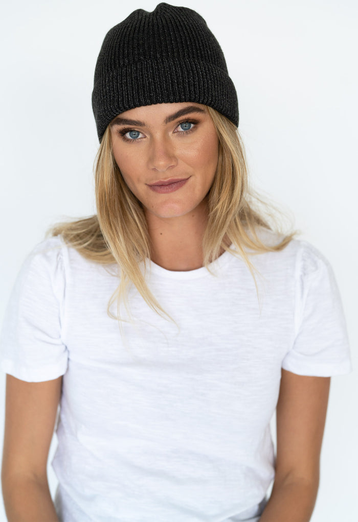Soiree Beanie - Charcoal