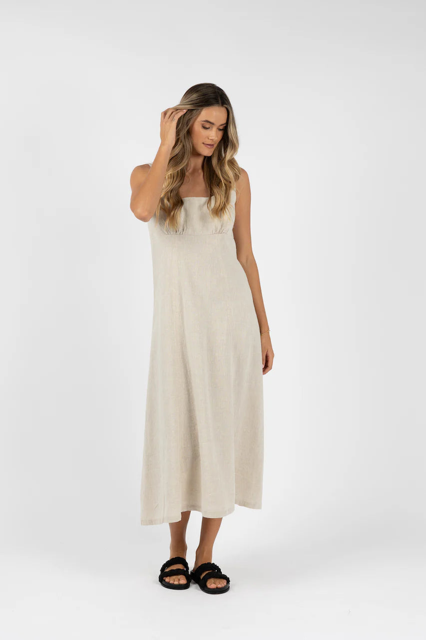 Tallulah Dress - Natural
