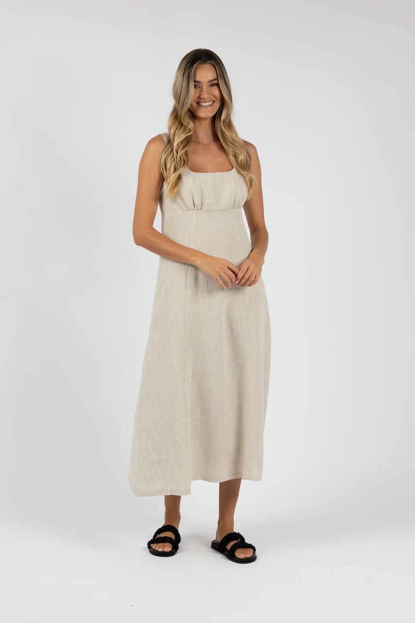 Tallulah Dress - Natural