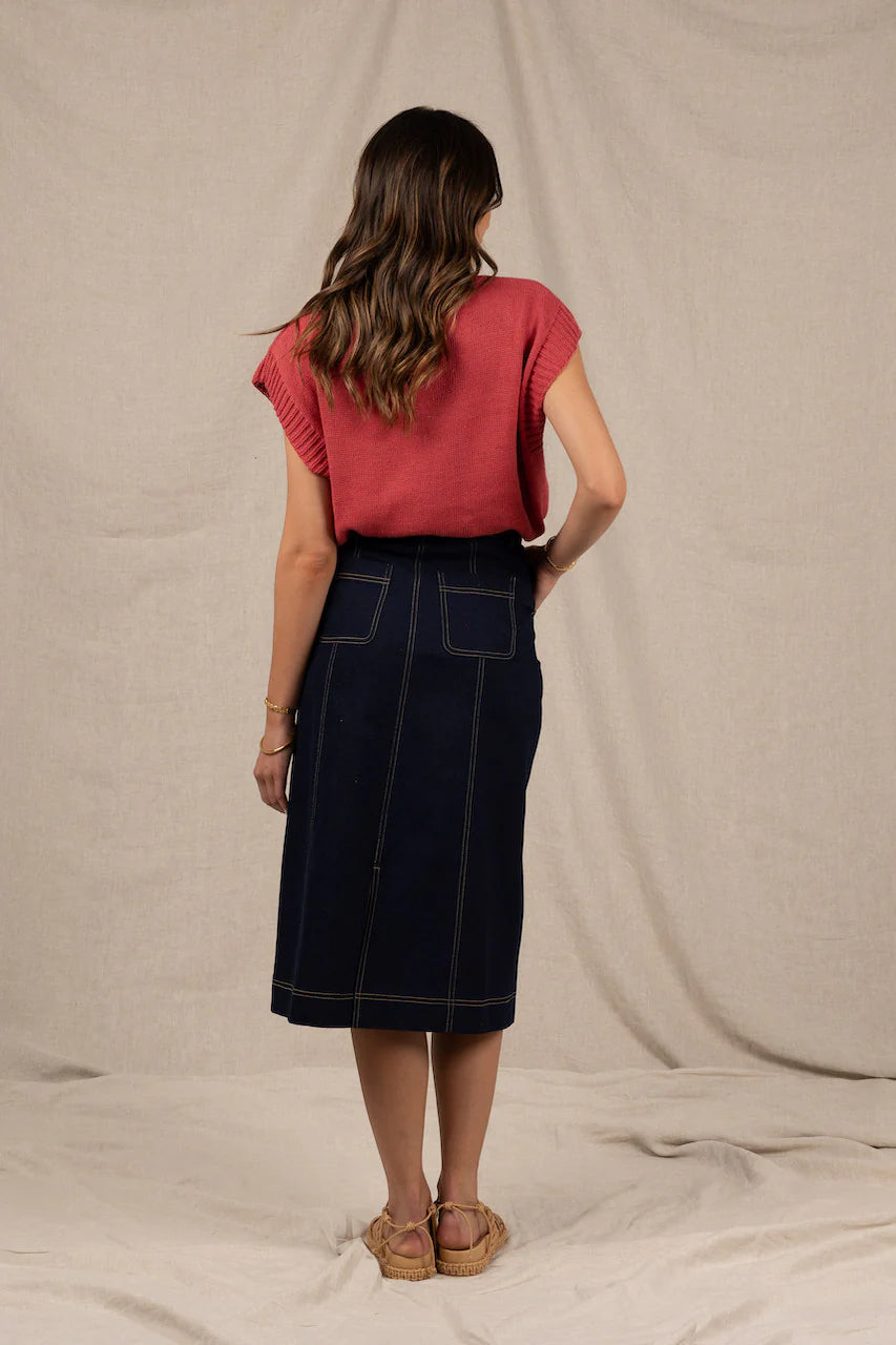 Saturn Skirt - Dark Blue