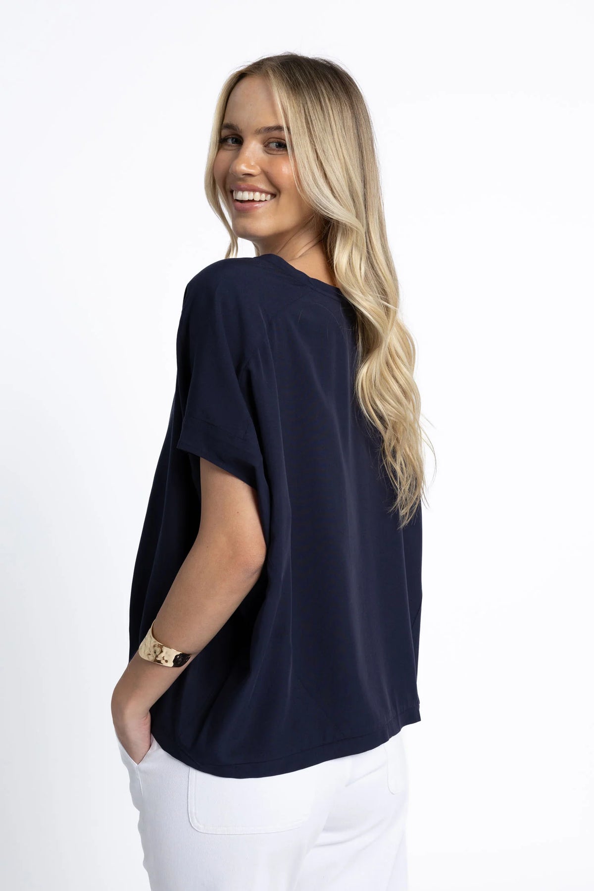 Oversized Batwing Sleeve Tee