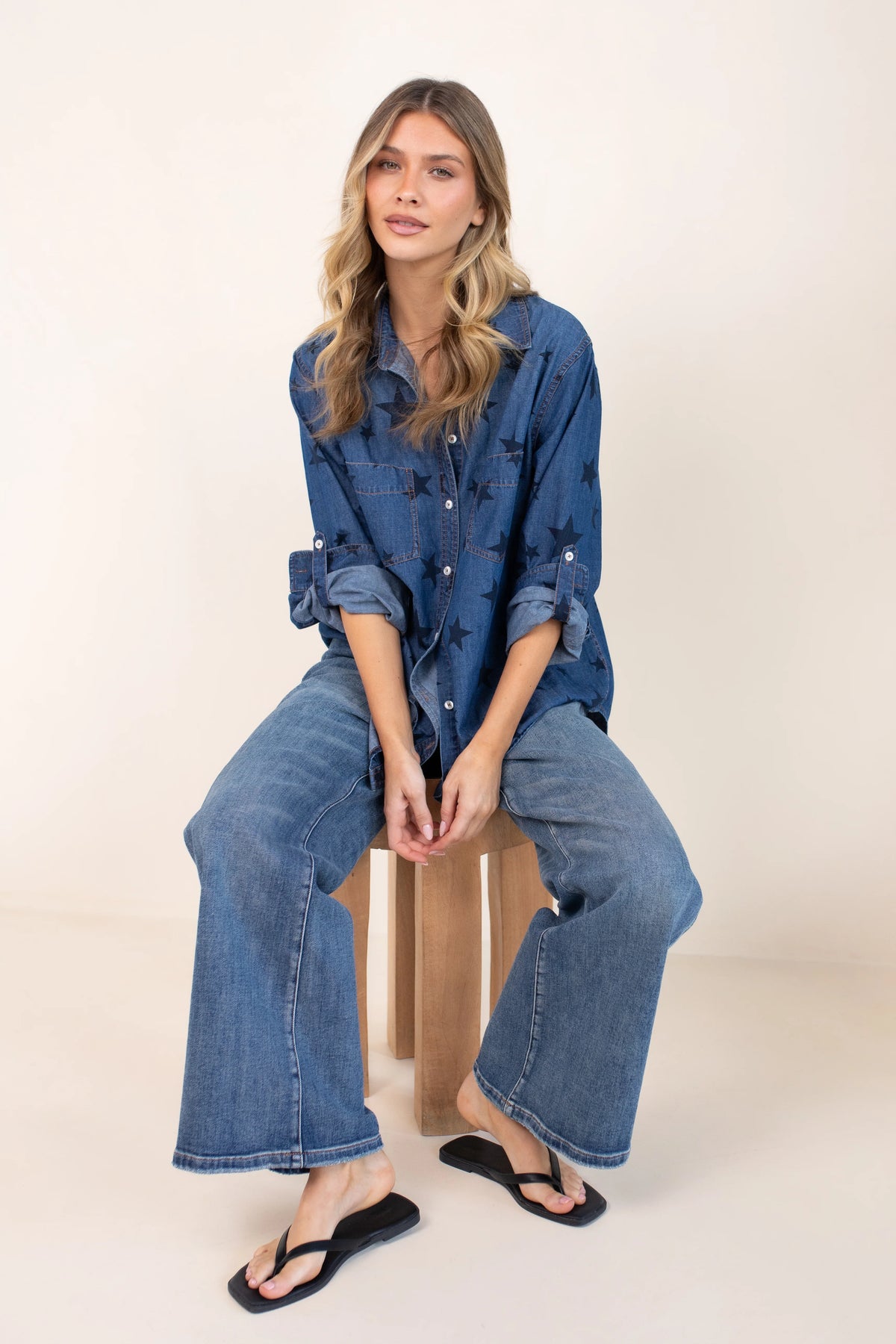 Starry Denim Shirt
