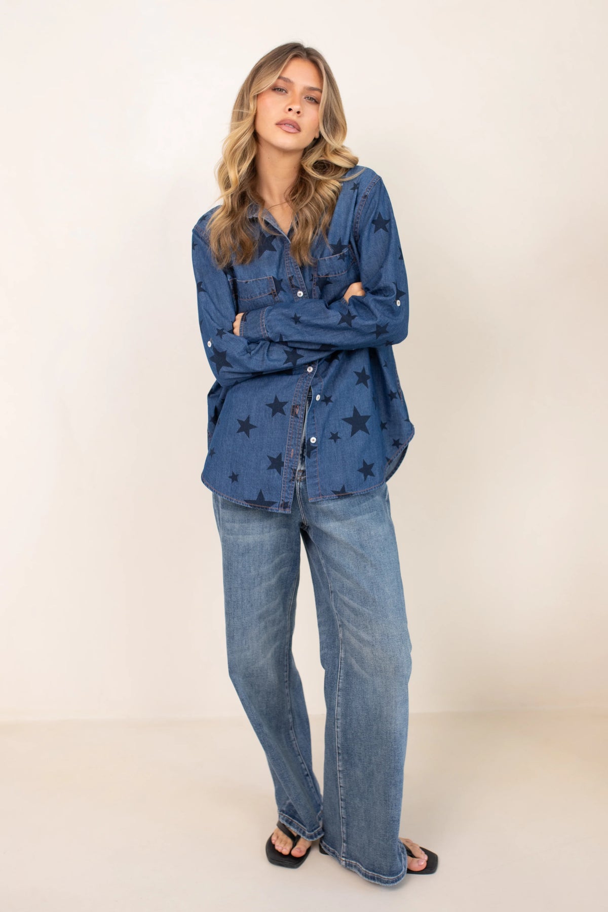 Denim shirt