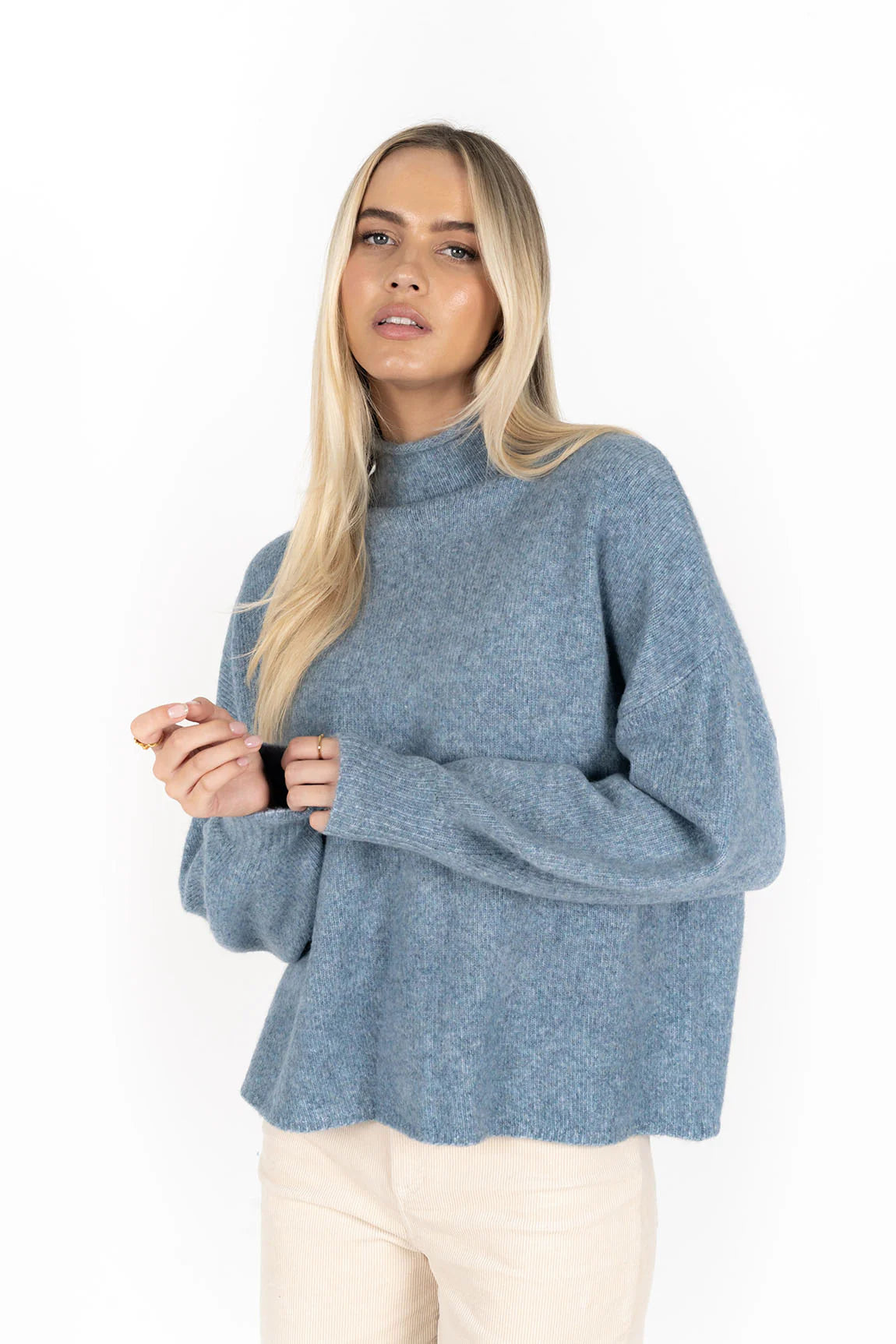Chantae Jumper - Speck Blue