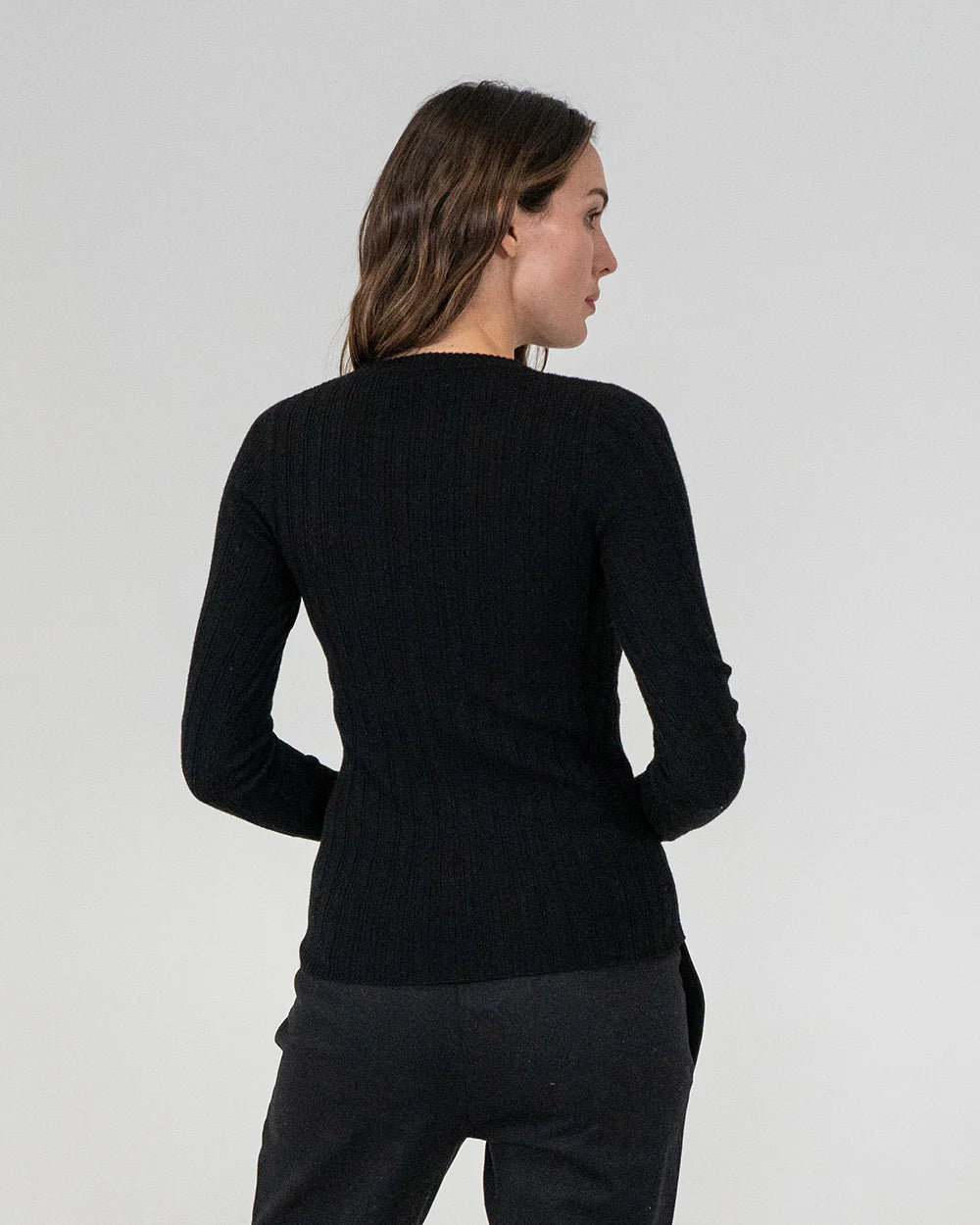 Highton Knit Top - Black