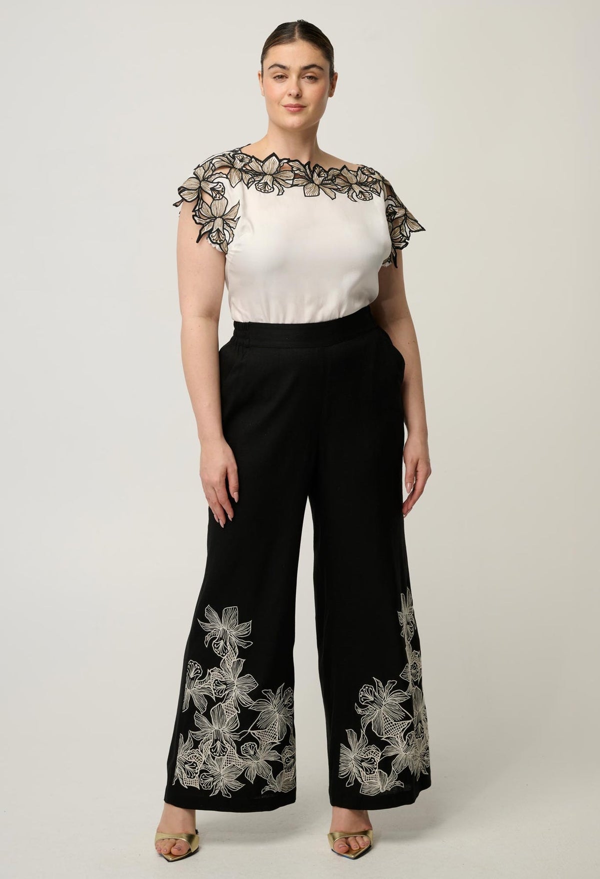 Black Linen Pant