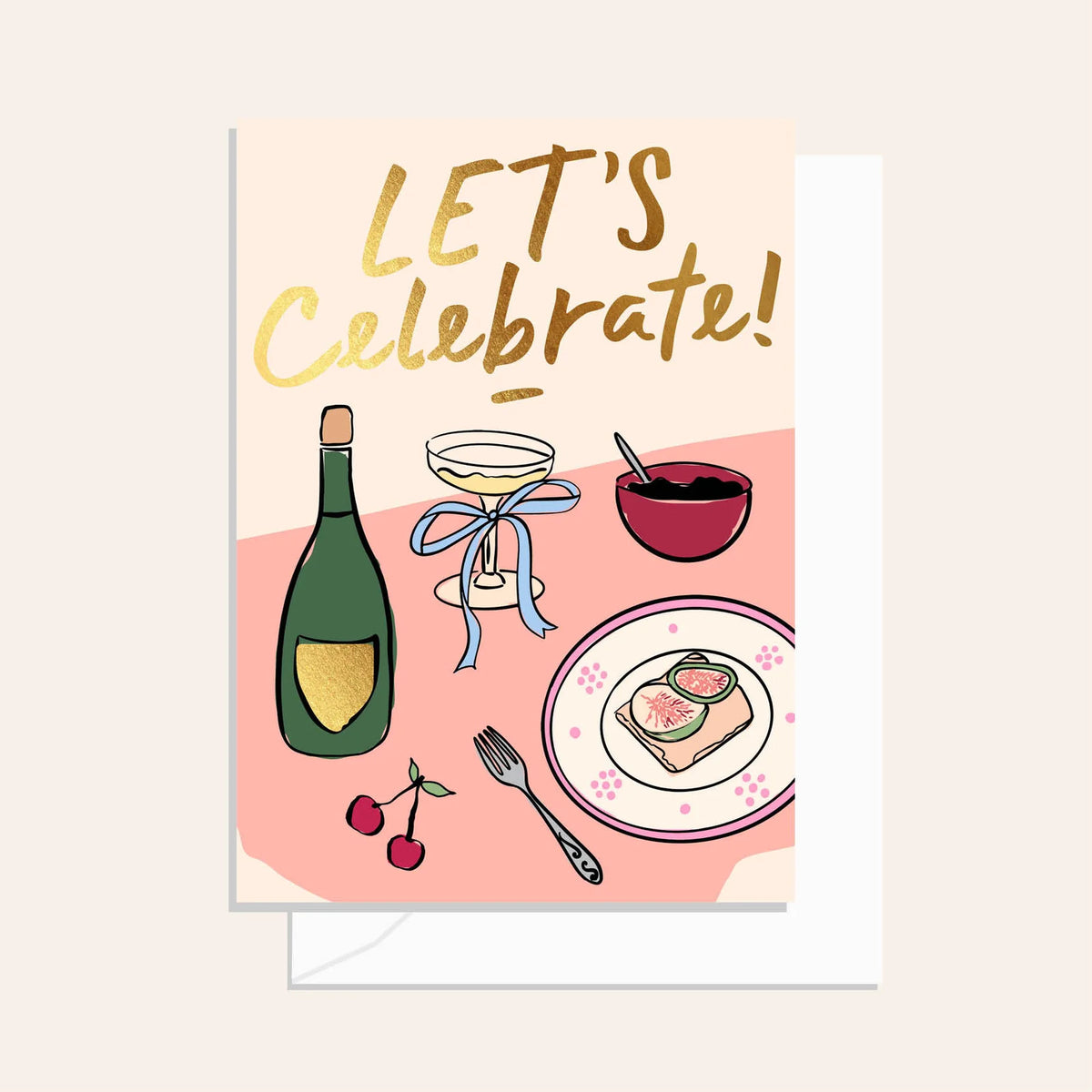 Let’s Celebrate Tablescape Card
