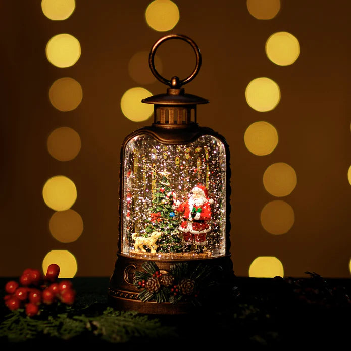 Luzern Lantern w/ Santa