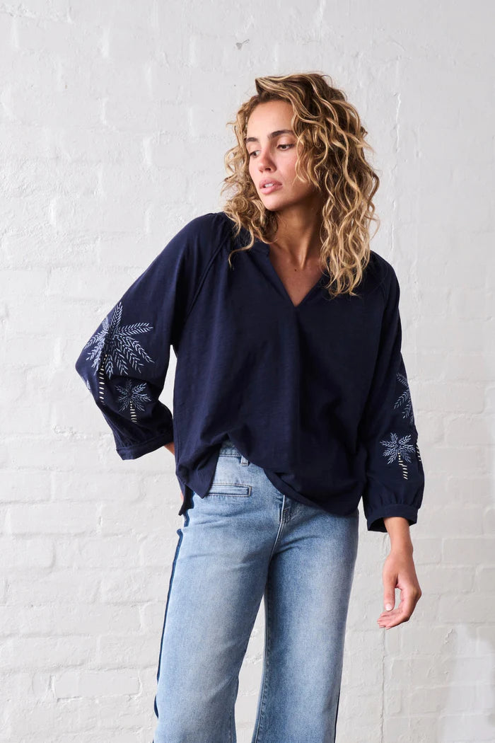 Kimberly Top - navy