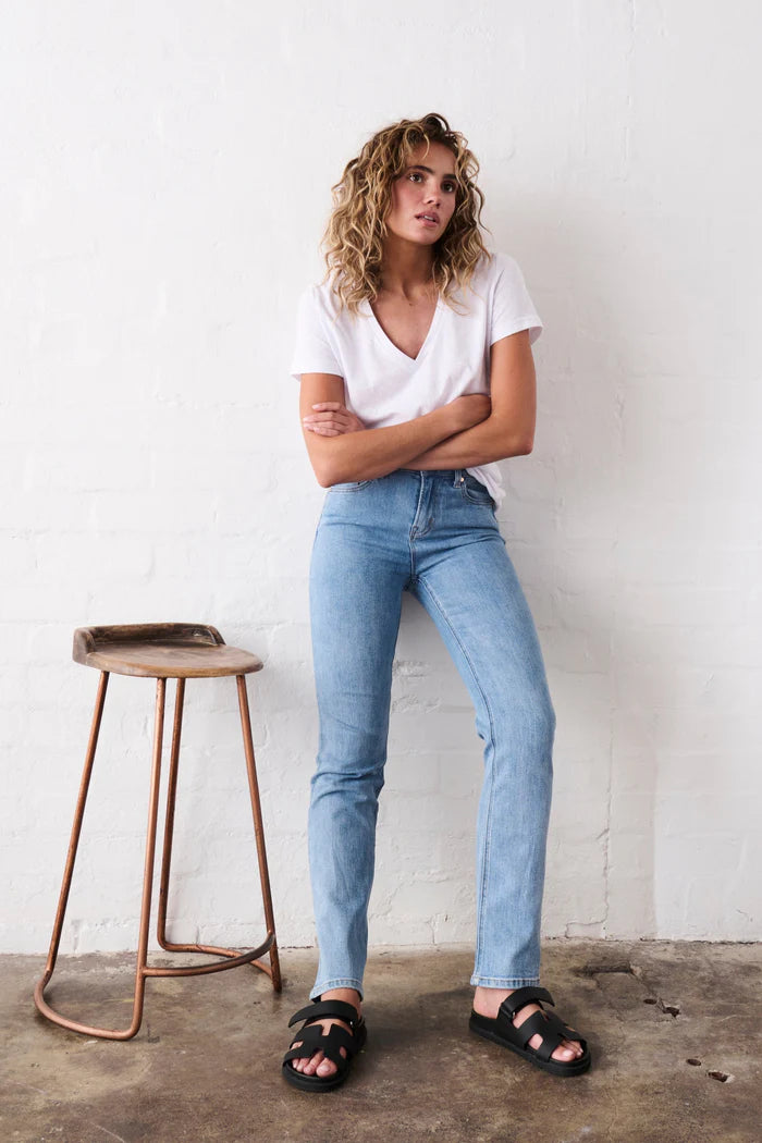 Vacay Jean Long - 70s Blue