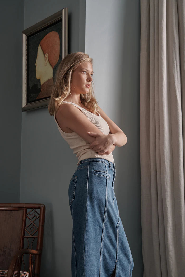 Kendra Skirt - Austin Wash