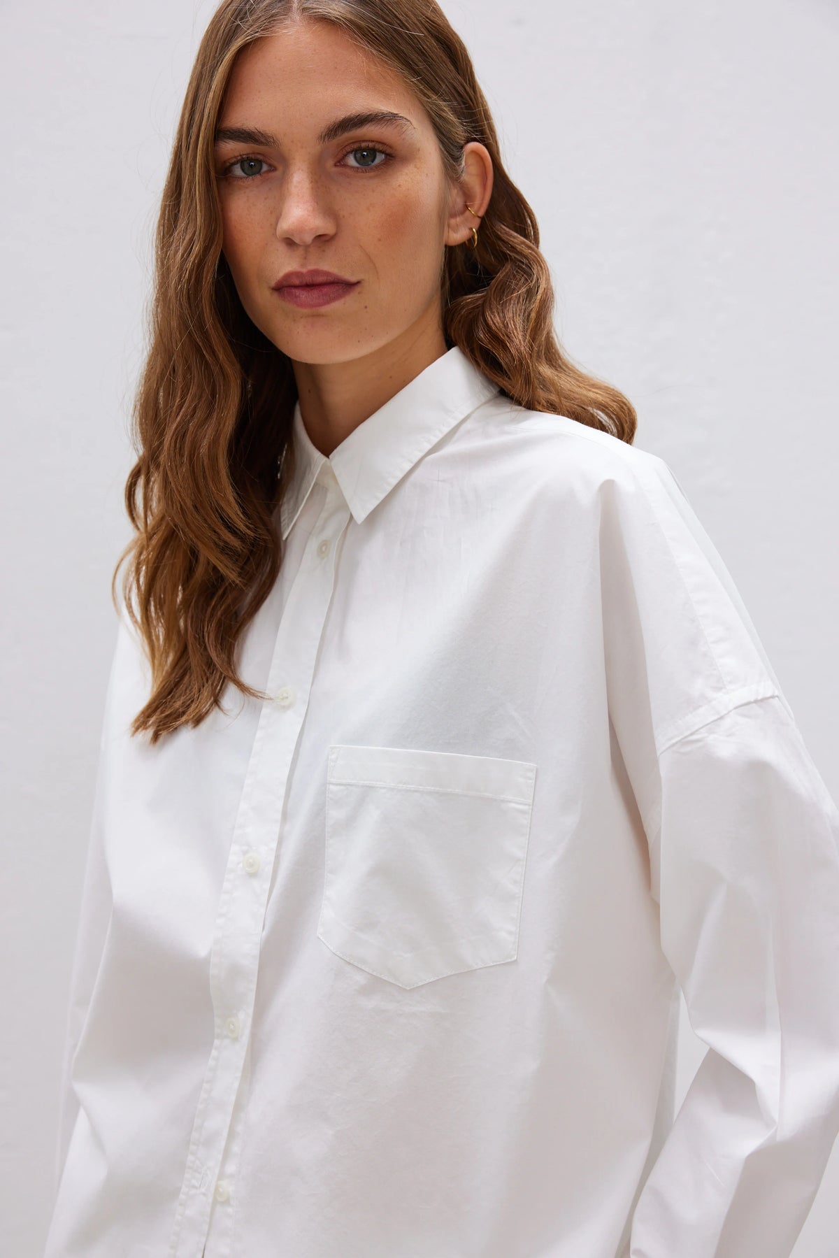 Chiara Classic LS Shirt - White