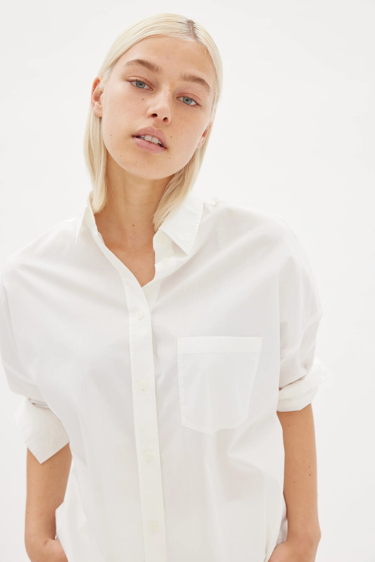 Chiara Classic LS Shirt - White