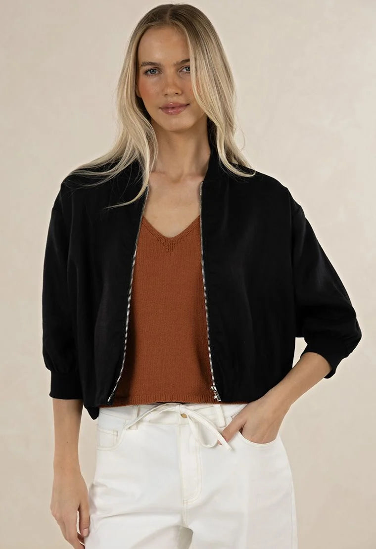 Humidity Lifestyle Arden Bomber - Black 