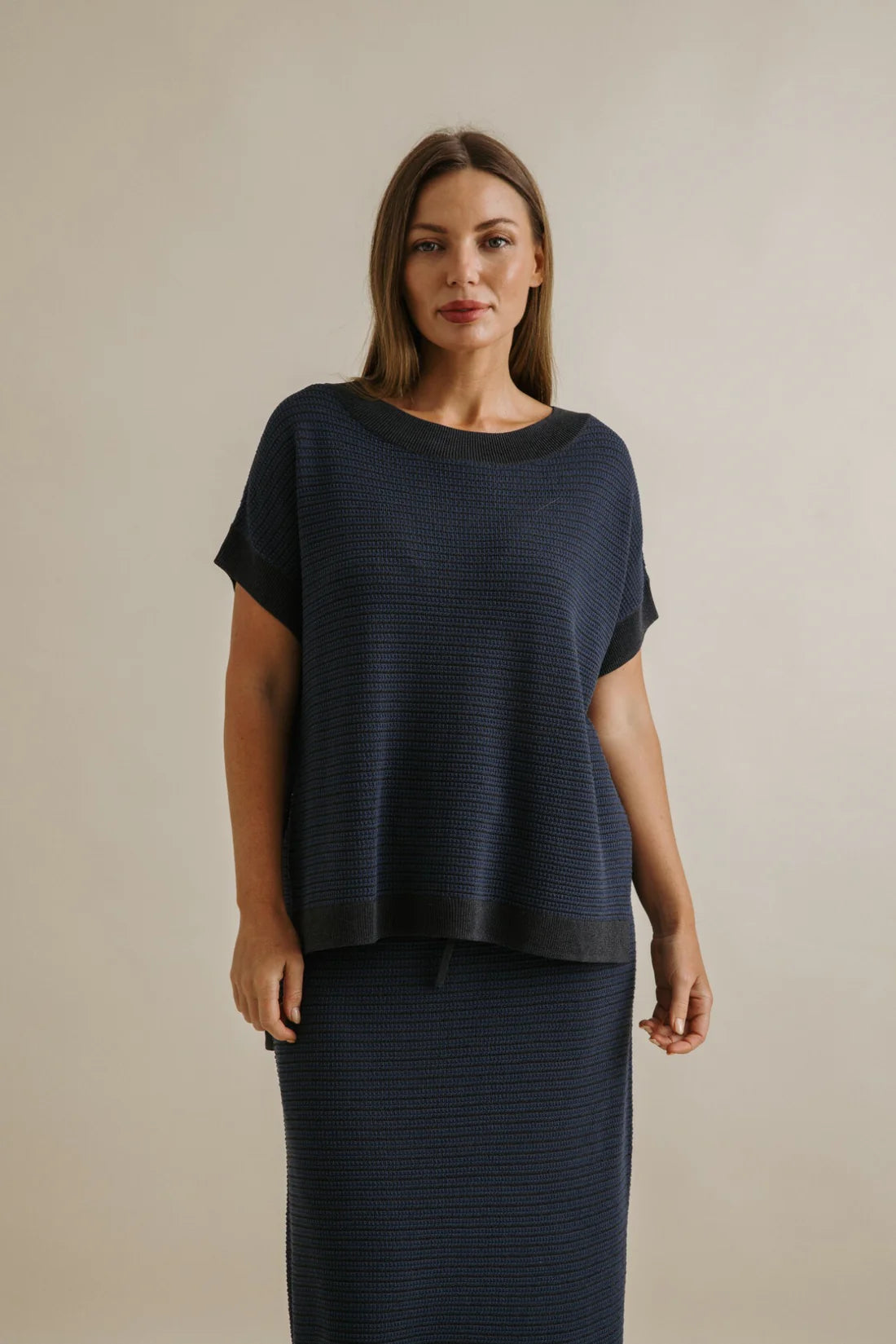 Talamaya Lattice Shortsleeve Pullover 
