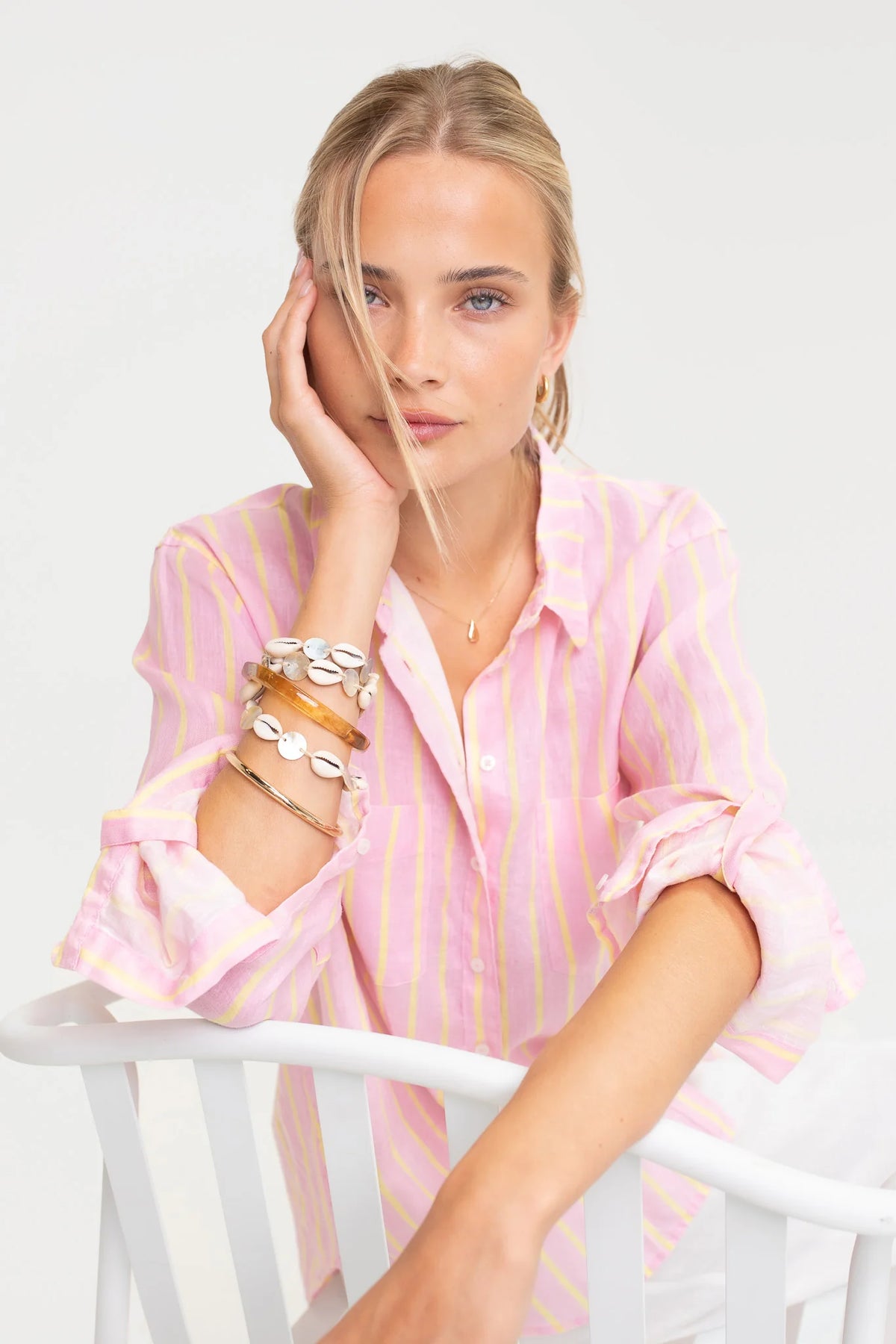 Relaxed fit linen shirt