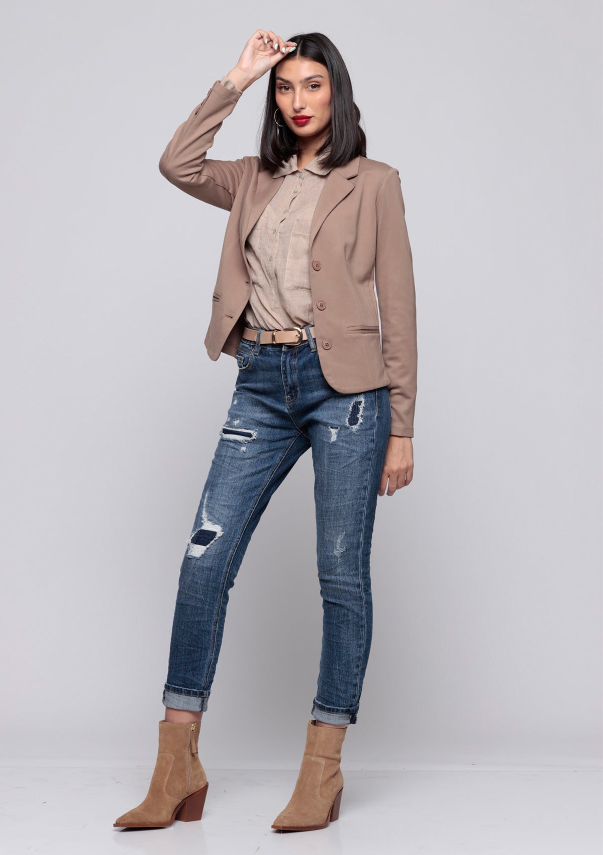 Bianco Michelle - Mid Blue Denim