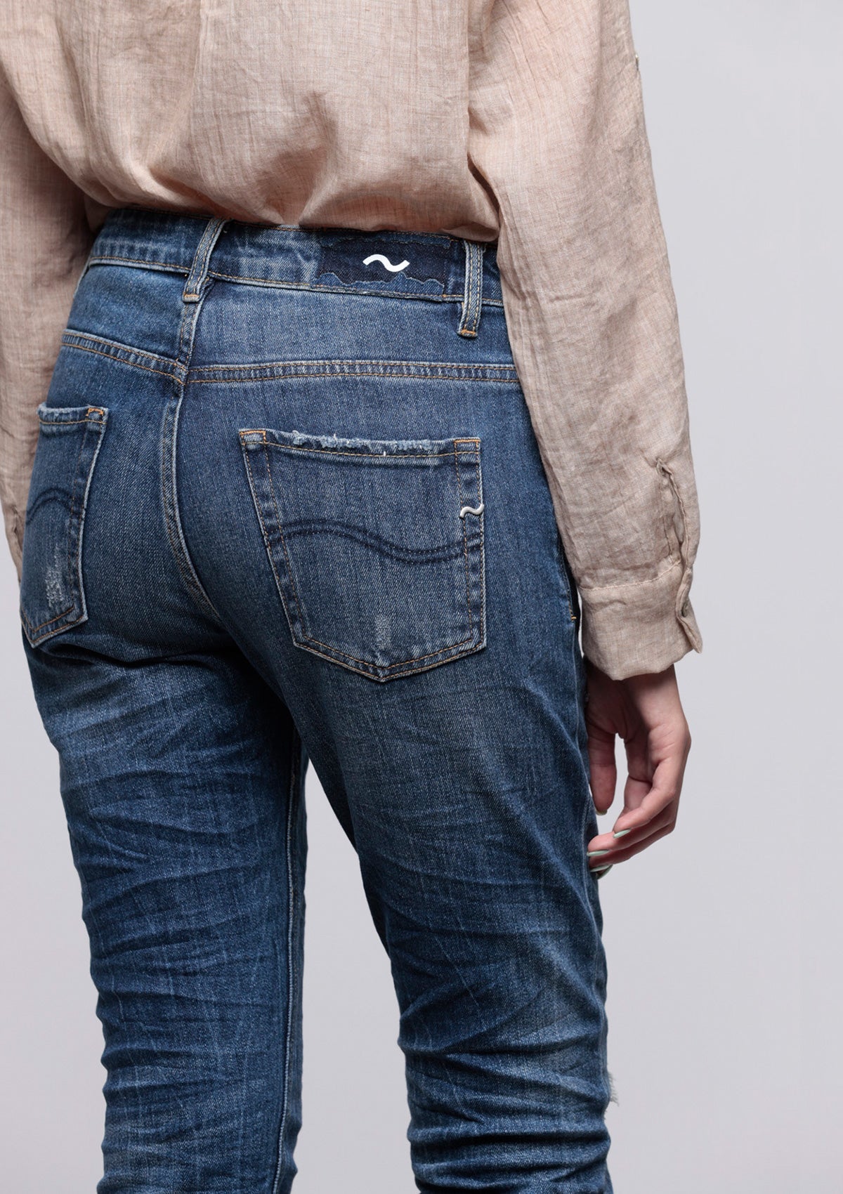 Bianco Michelle - Mid Blue Denim