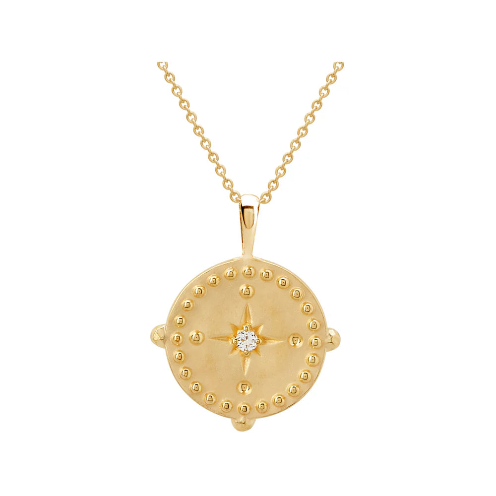 Pendant Disc Necklace
