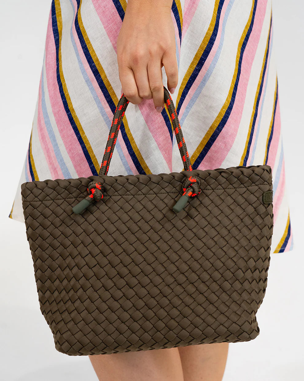 Michigan Tote - Khaki Neo Plait
