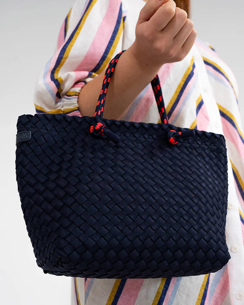 Michigan Tote - Navy Neo Plait