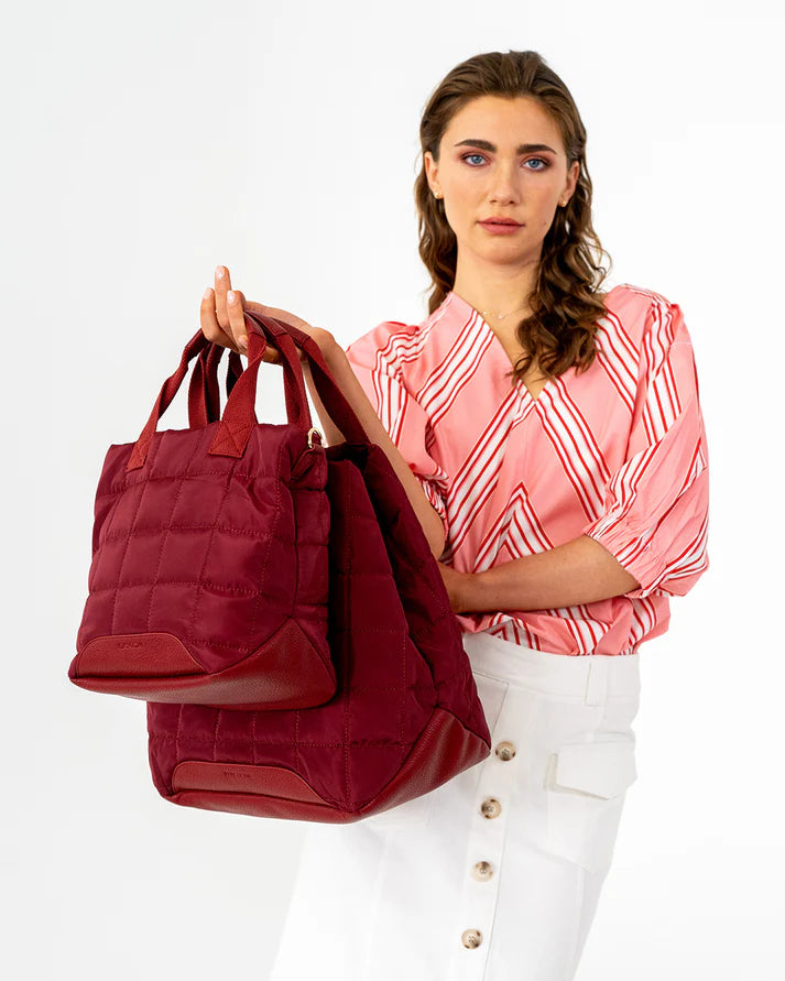Santa Monica Tote - Burgundy