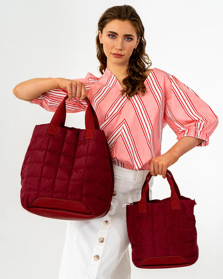 Santa Monica Tote - Burgundy