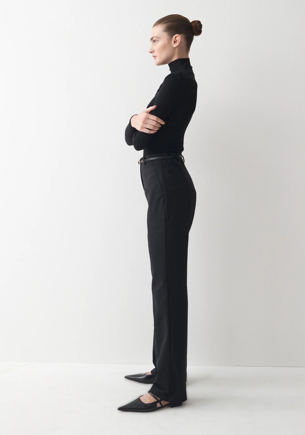 Straight leg trouser pant
