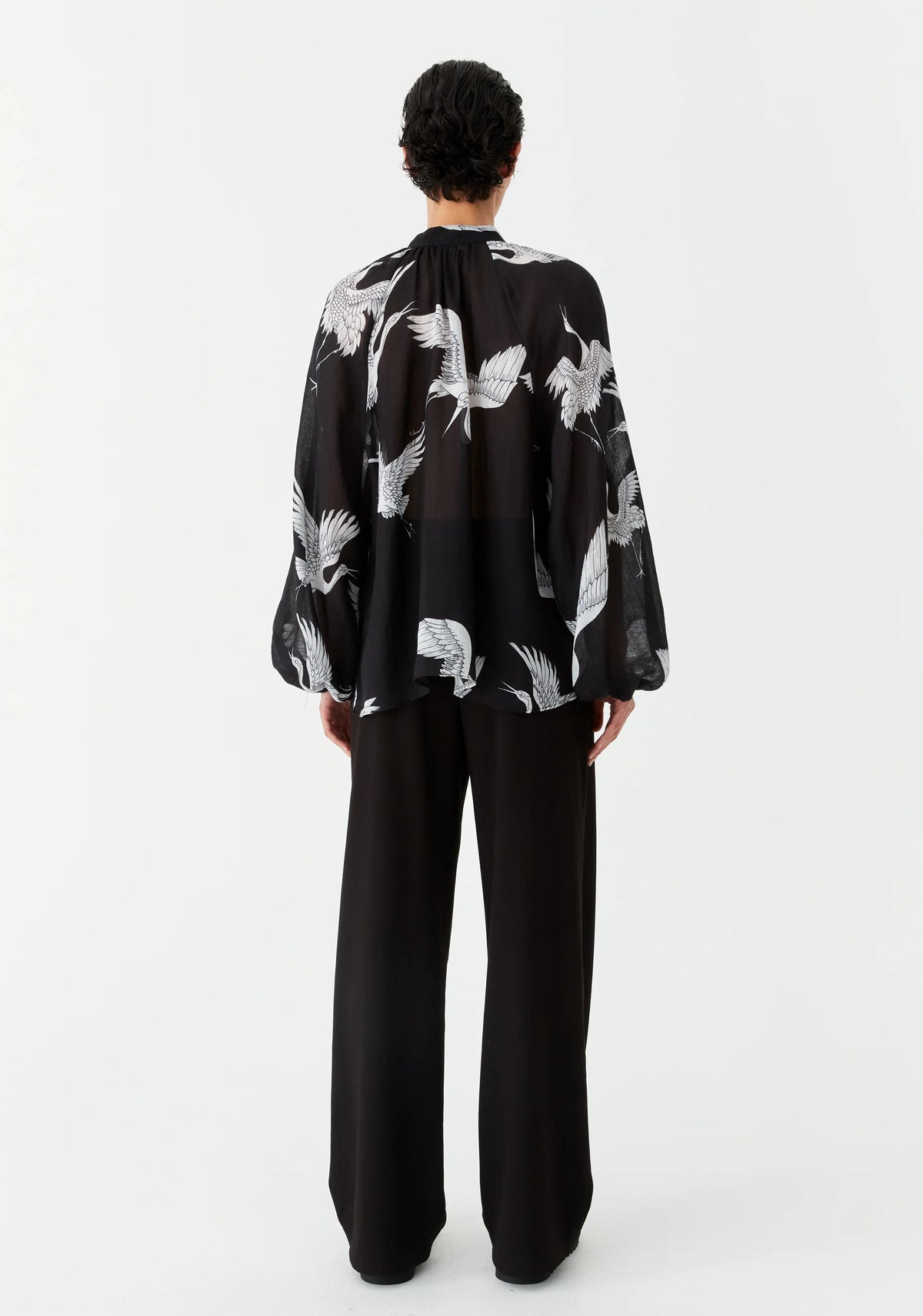  Ramie-Cotton blend Blouse