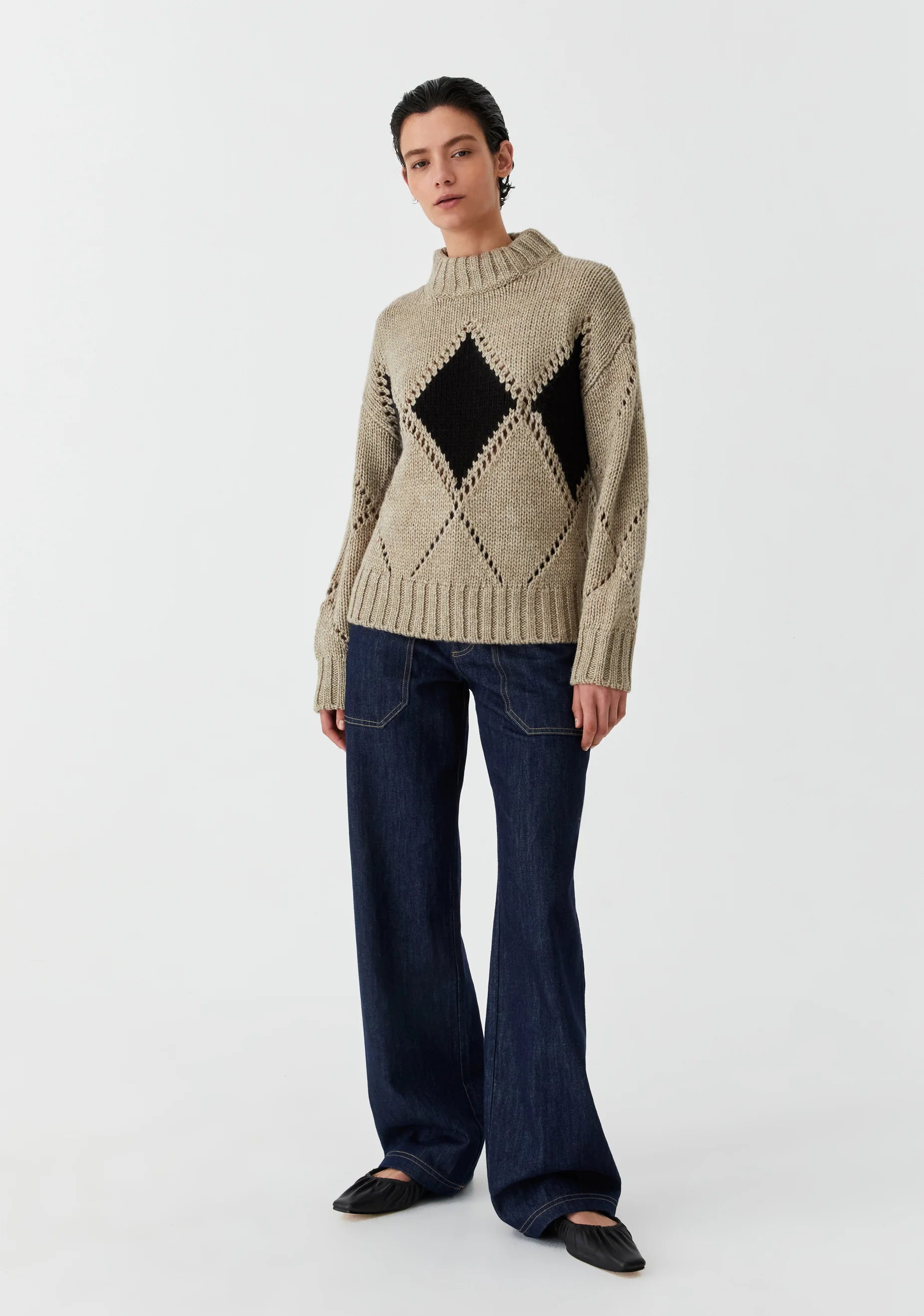 Eden Knit Pullover - Pebble