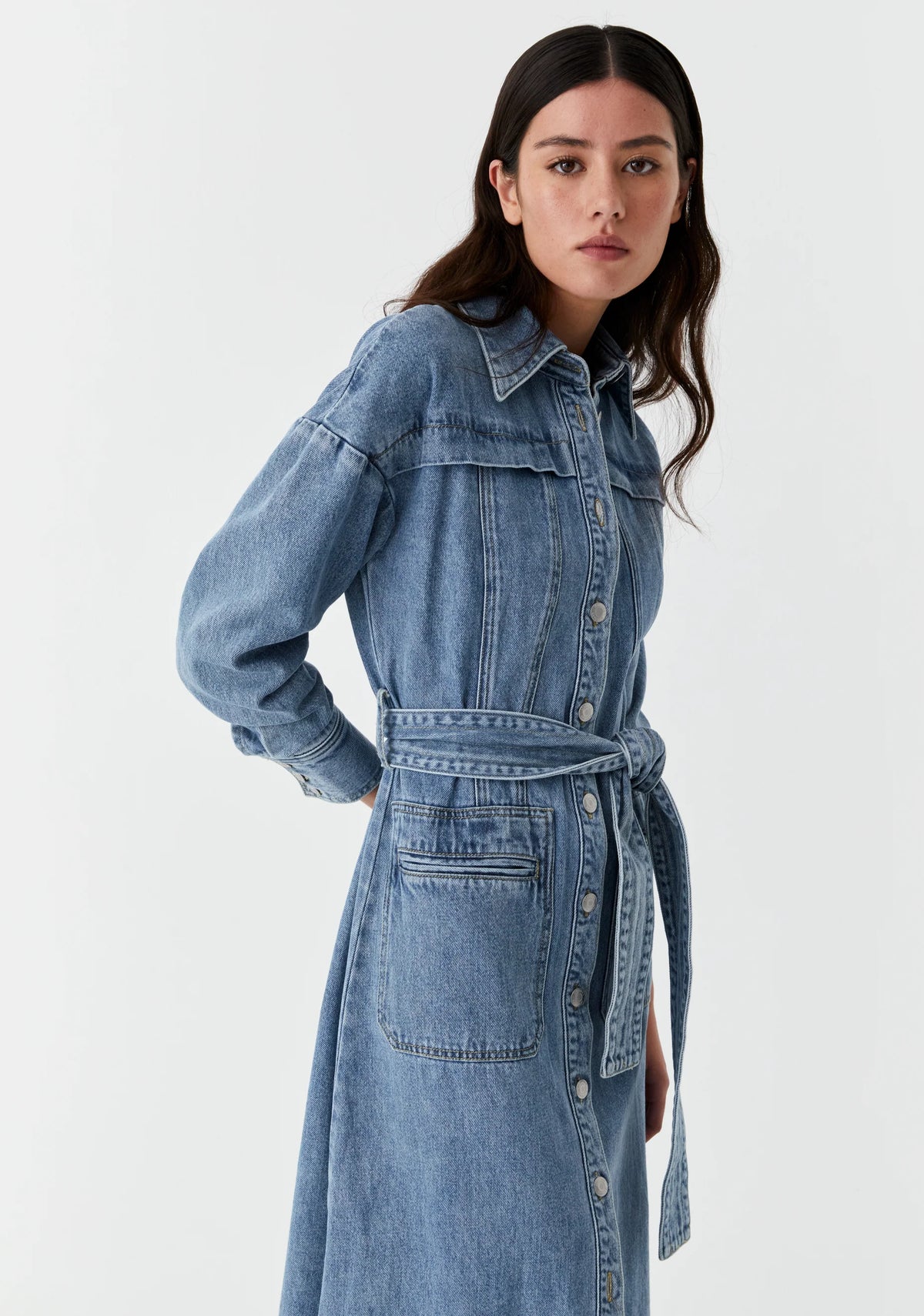 Denim Shirt Dress