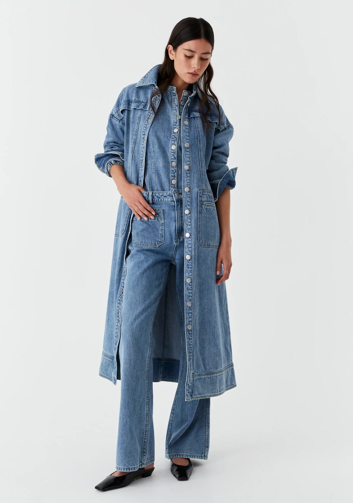 Morrison Denim Trench