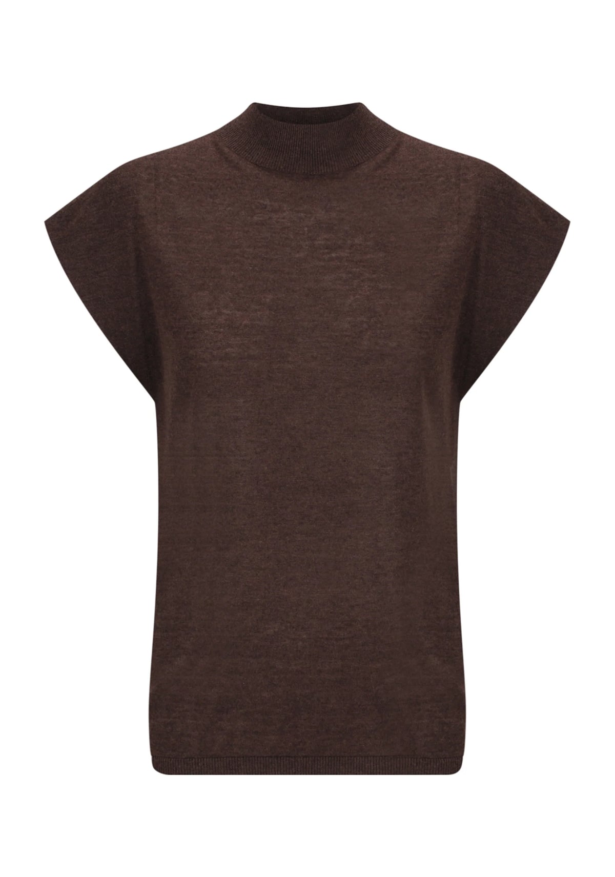 Loren Knit High Neck - Bark