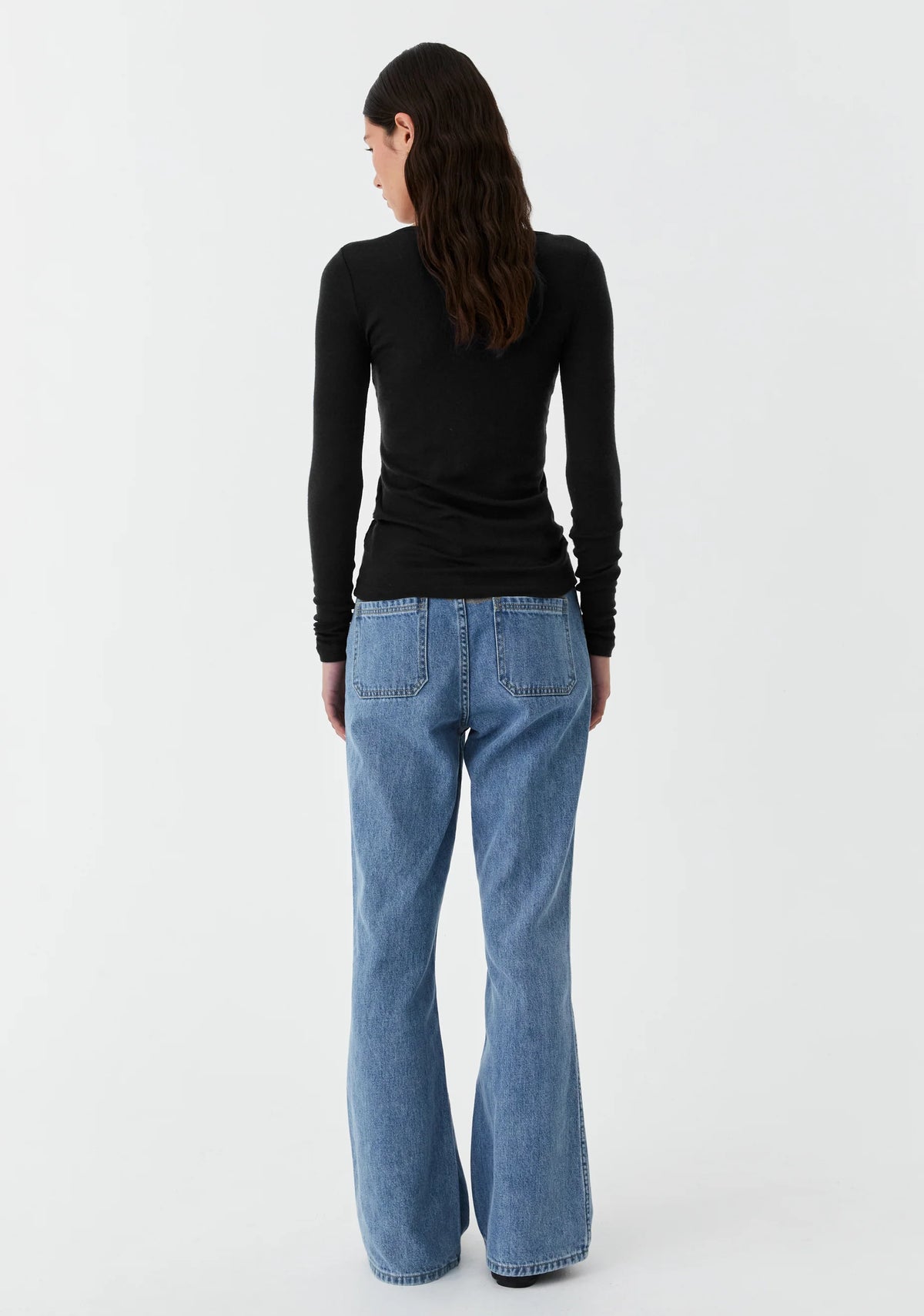 Morrison Black Long Sleeve top