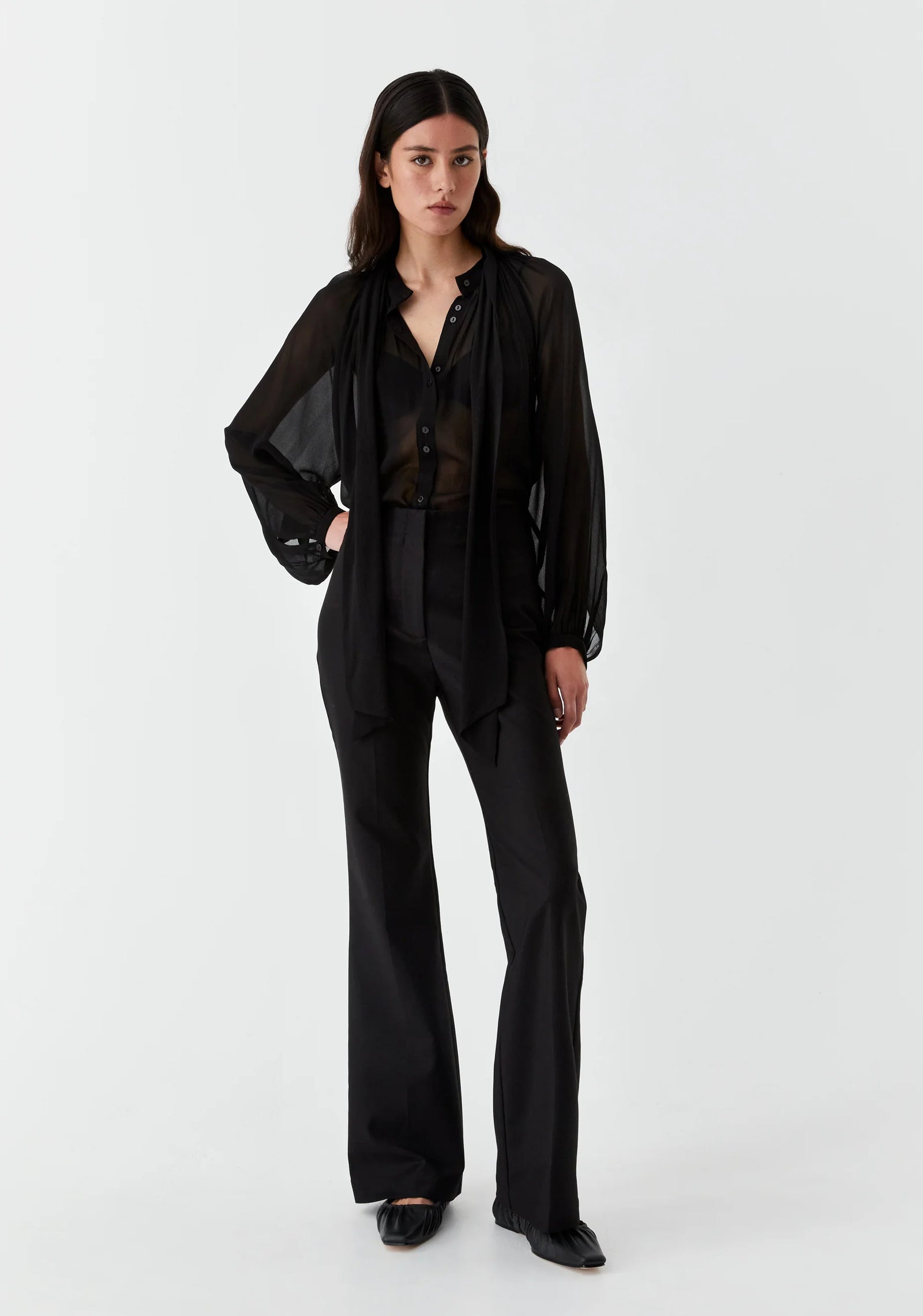 Serafine Black Shirt