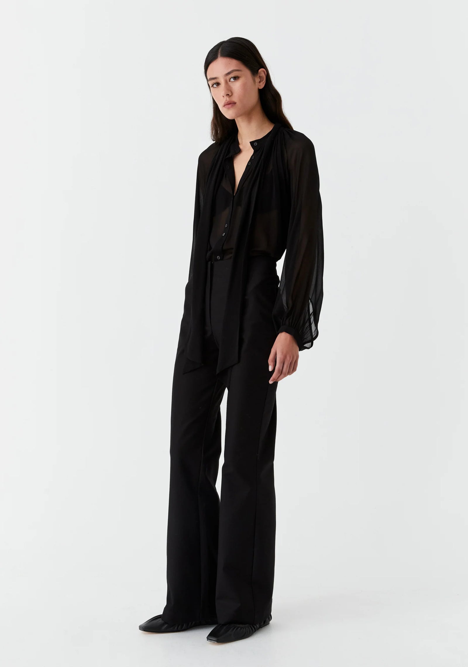 Serafine Black Shirt