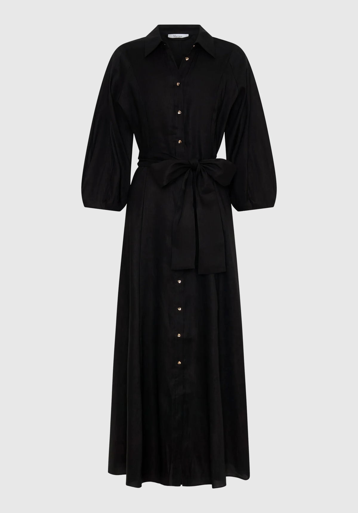 Madelyn Shirt Dress - Black