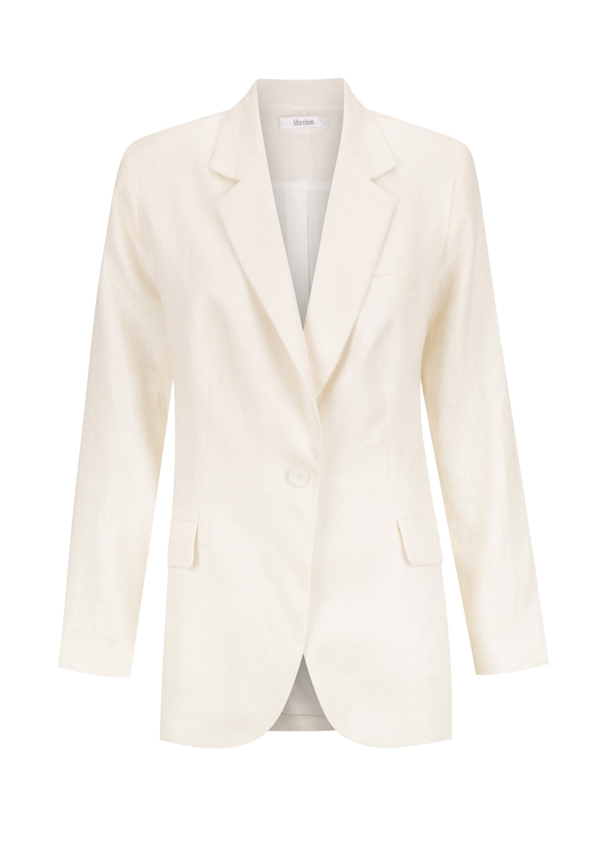 Annie Linen Blazer - Ivory