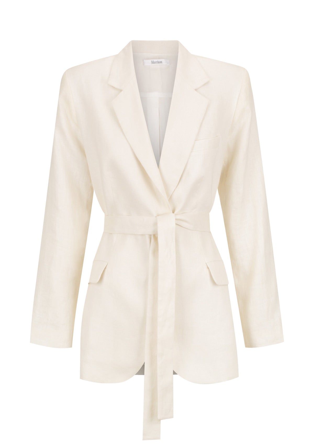Annie Linen Blazer - Ivory