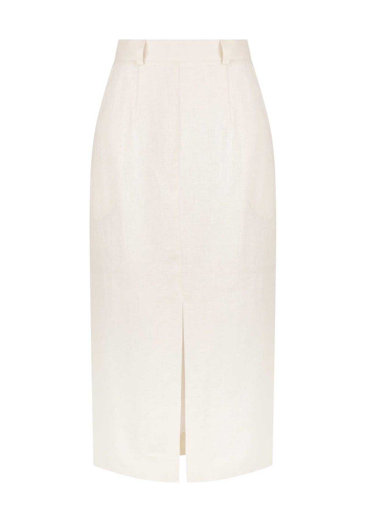 Annie Linen Skirt - Ivory,