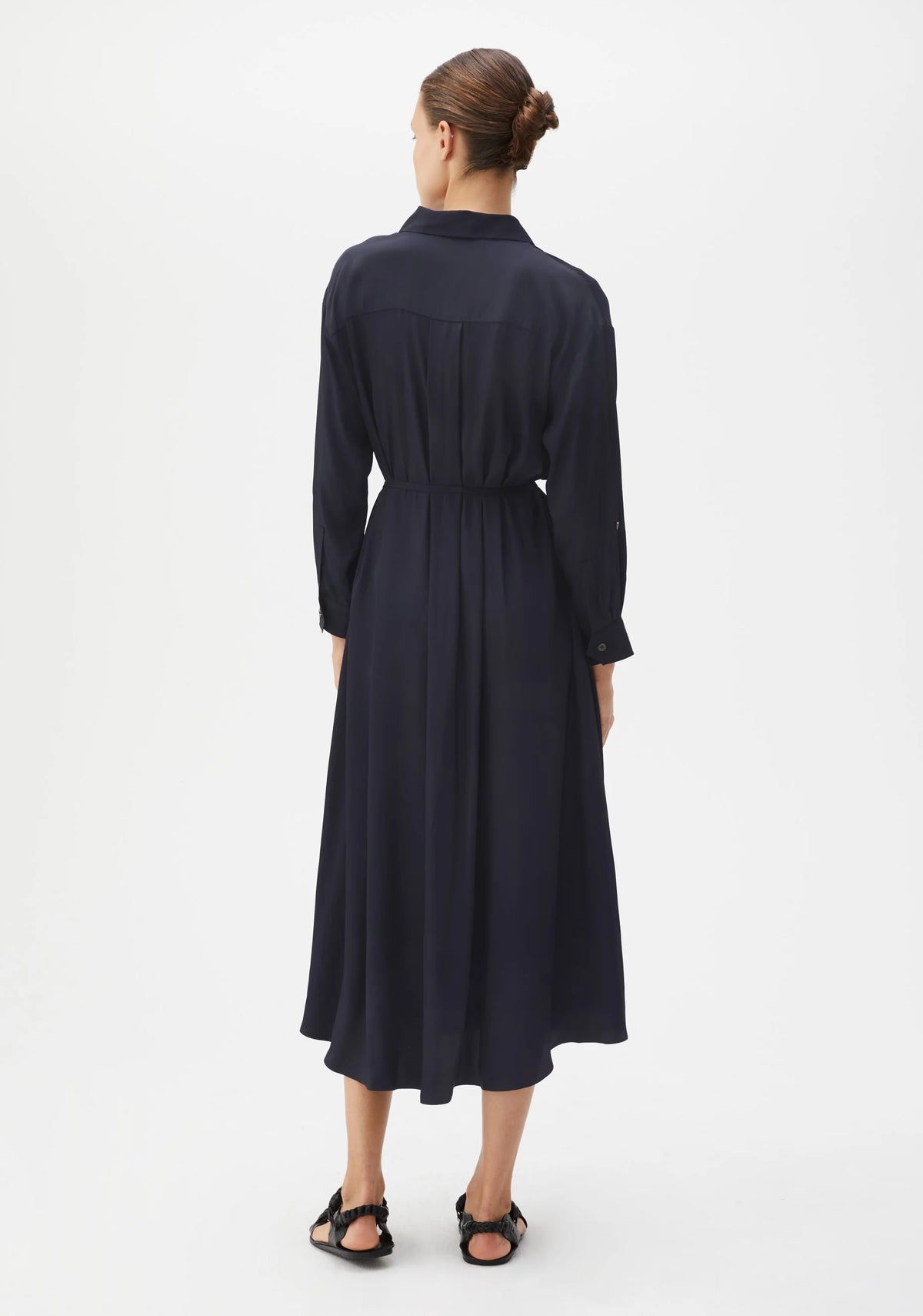 Ursula Shirt Dress - Navy