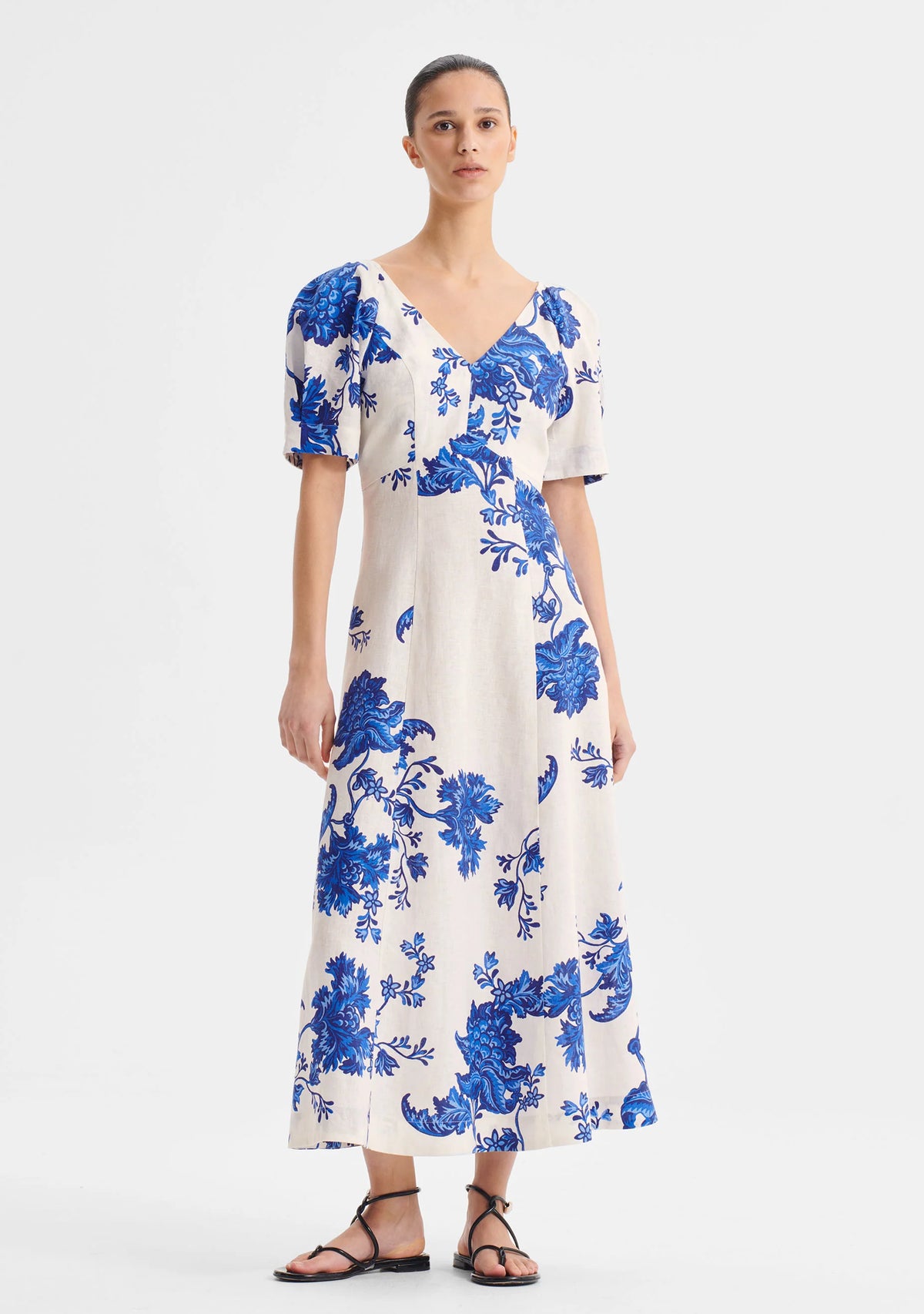 Bonita Linen Dress - Print