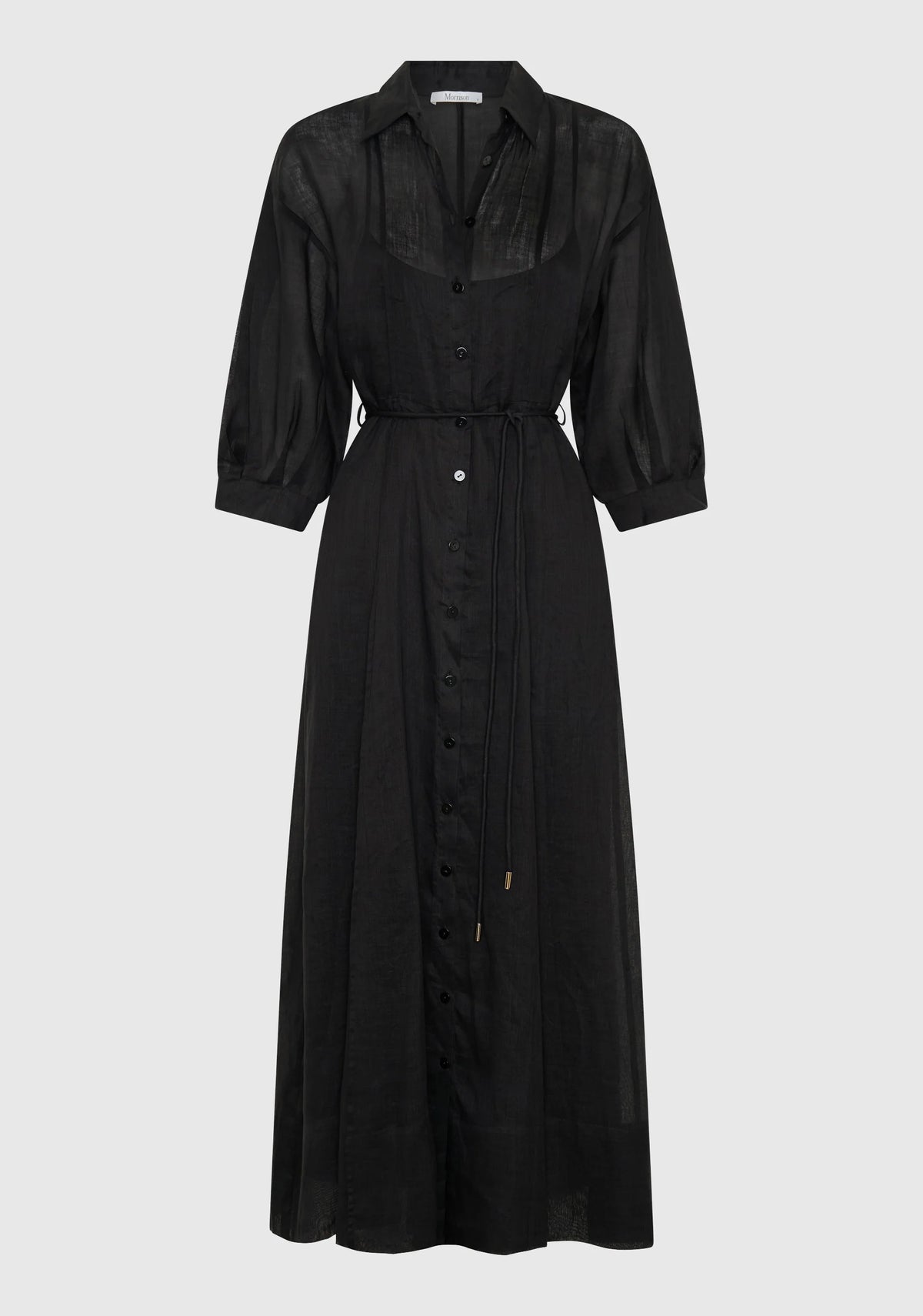 Bonita Shirt Dress - Black